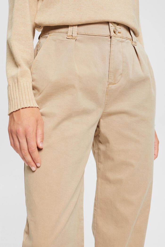 High rise-chino, TENCEL™, SAND, detail image number 2