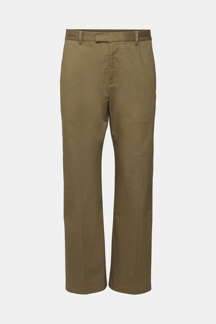 Relaxed fit chino, KHAKI GREEN, detail image number 7