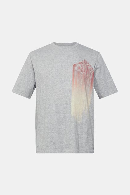 Jersey T-shirt met print, LENZING™ ECOVERO™