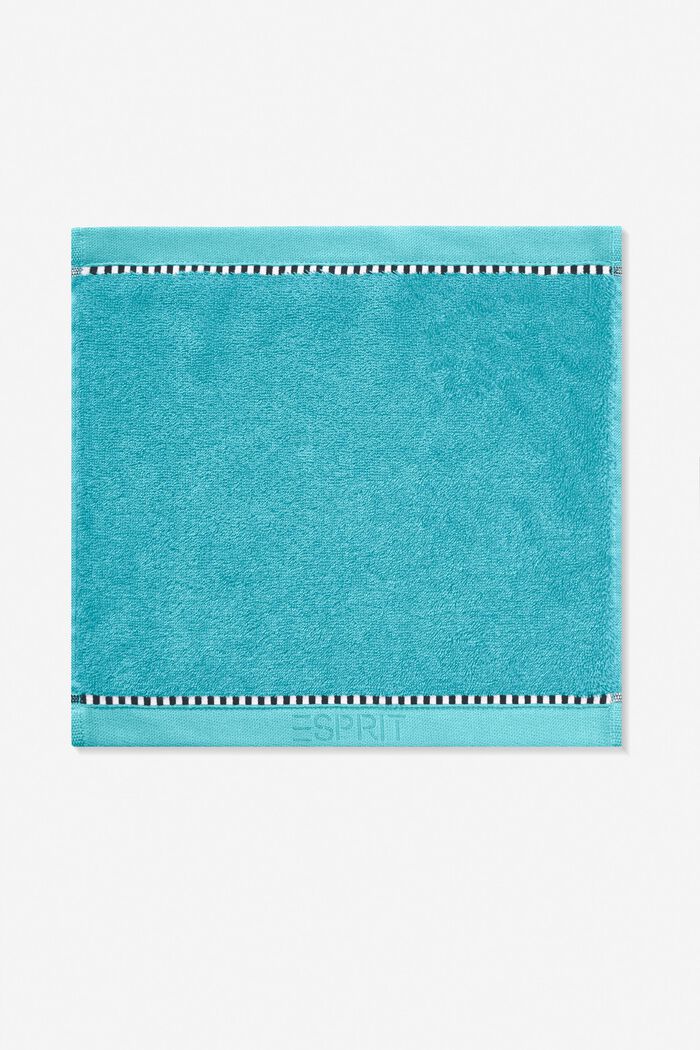Met TENCEL™: handdoekenlijn van badstof, TURQUOISE, detail image number 5