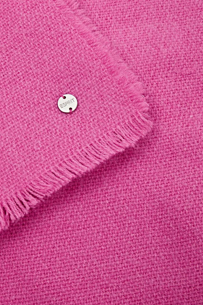 Warme sjaal, PINK FUCHSIA, detail image number 1