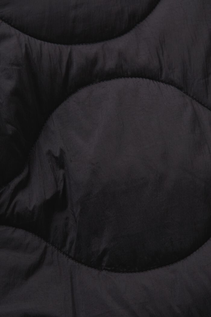 Gewatteerde mantel, BLACK, detail image number 5