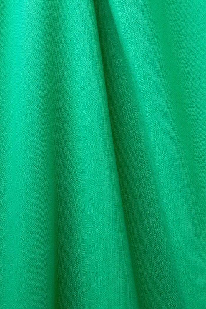 Uniseks fleece sweatshirt met logo, GREEN, detail image number 7