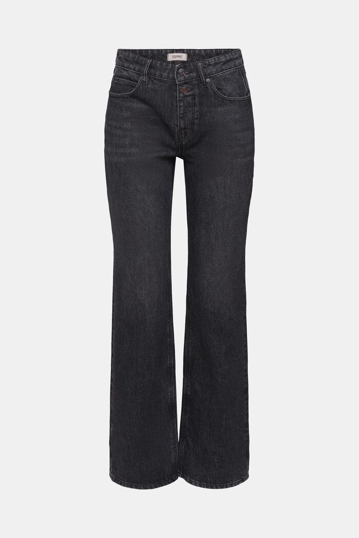 Mid-rise western bootcut jeans, GREY DARK WASHED, overview