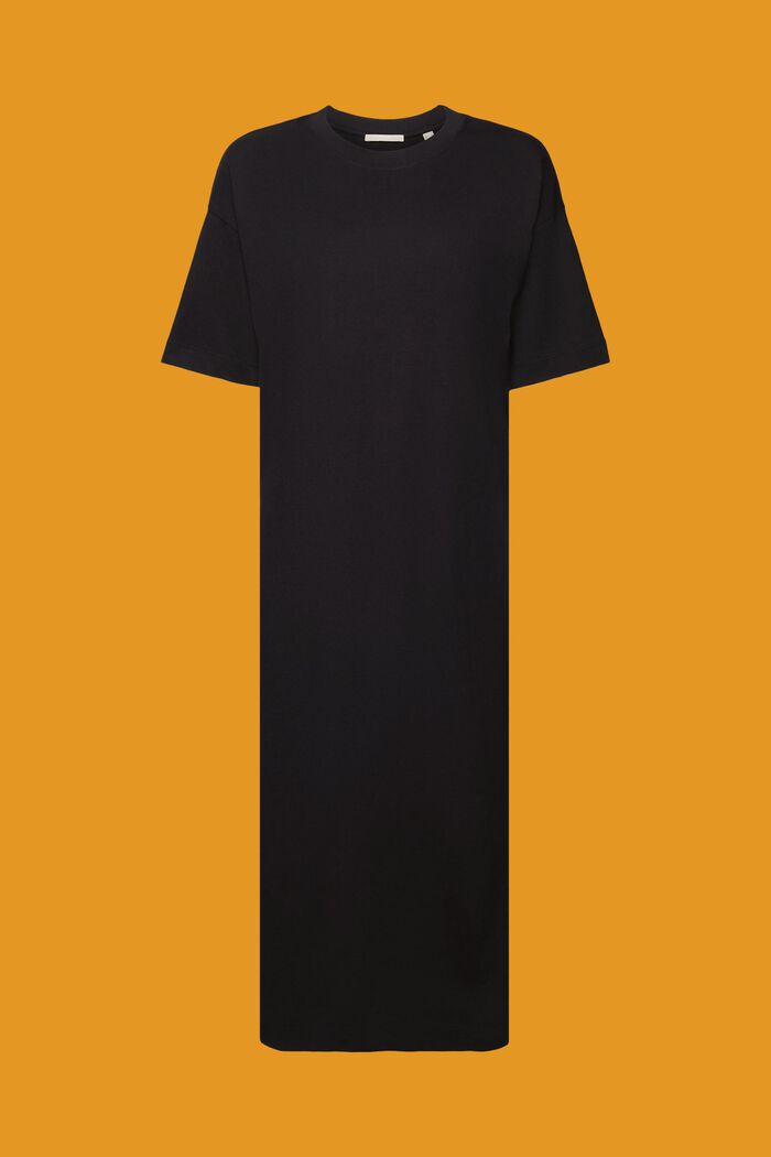 T-shirtjurk met midilengte, BLACK, detail image number 6