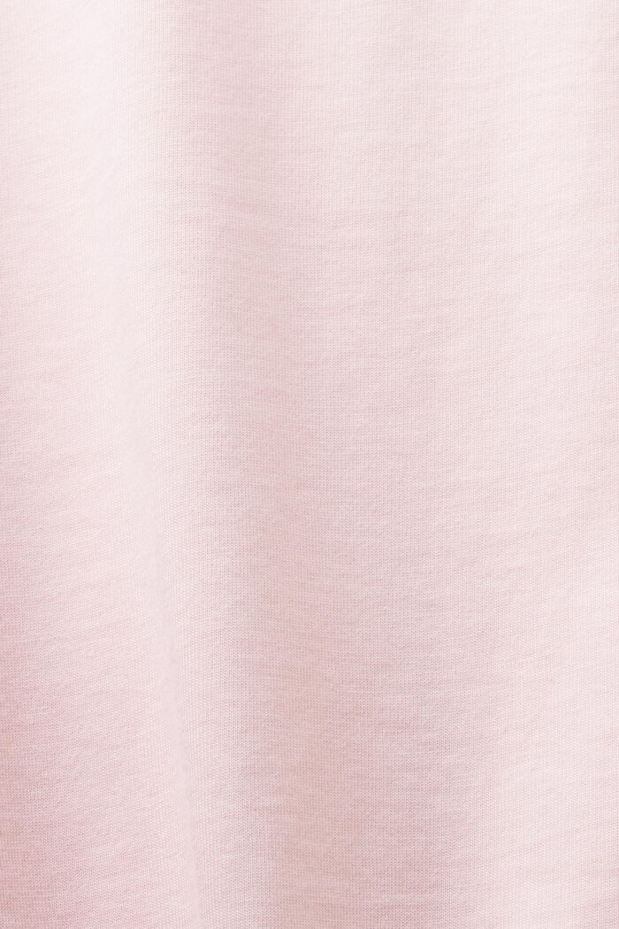 Uniseks T-shirt van pimakatoen met print, PASTEL PINK, detail image number 7