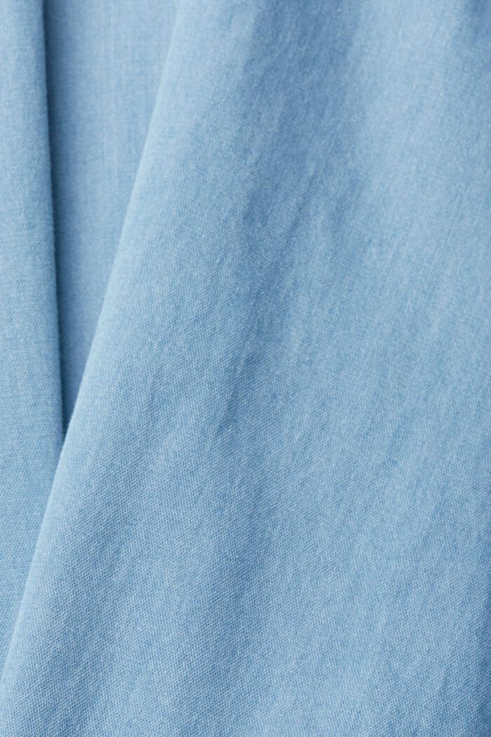 Denim jurk, BLUE LIGHT WASHED, detail image number 5