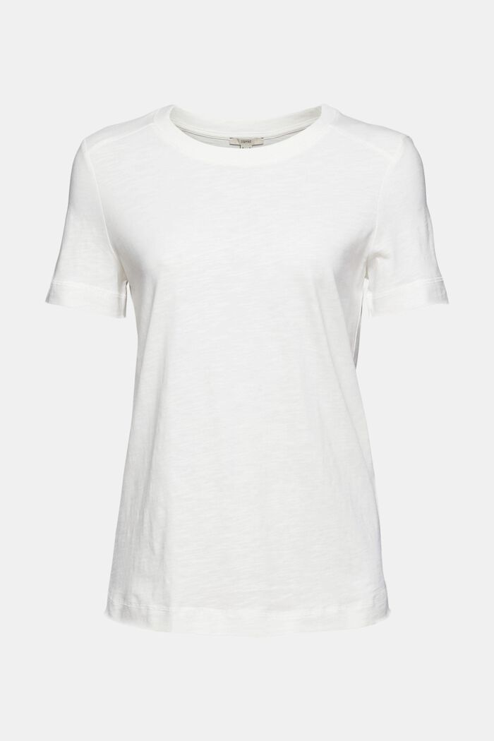 T-shirt van 100% biologisch katoen, OFF WHITE, detail image number 2