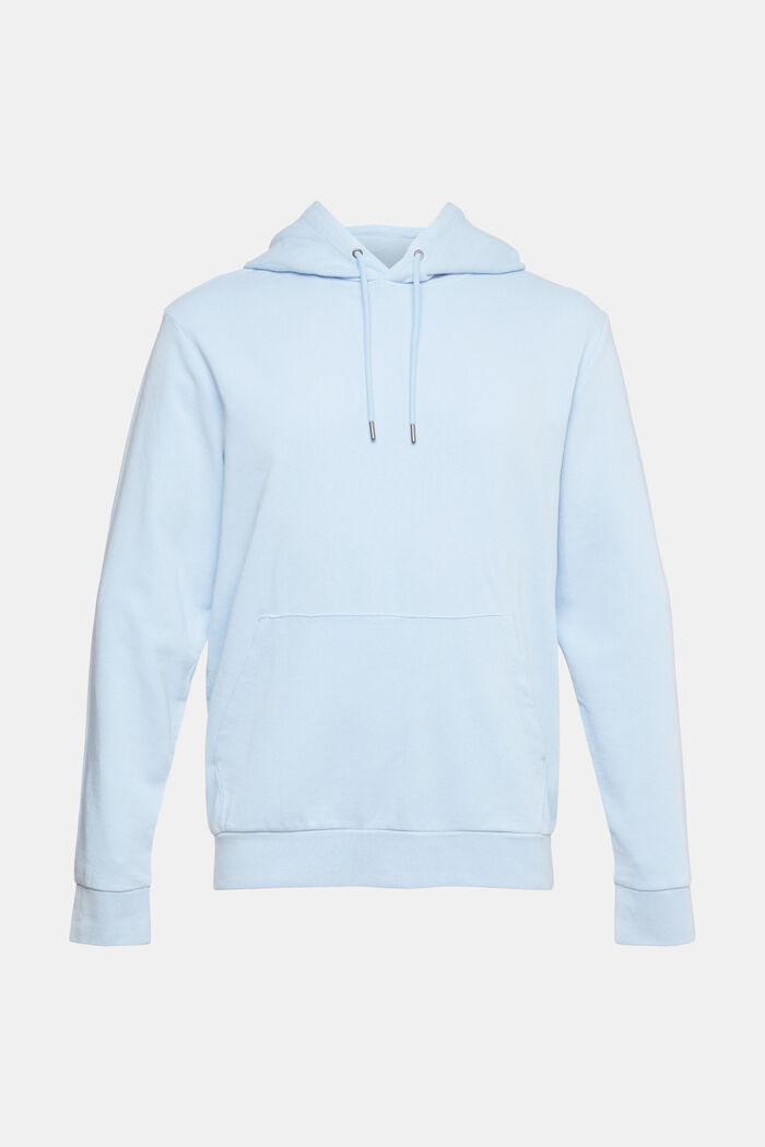 Gerecycled: sweatshirt met capuchon, LIGHT BLUE, detail image number 5