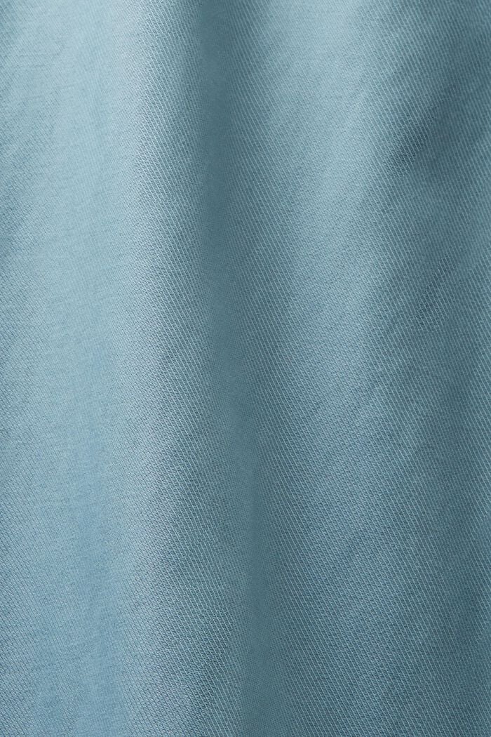 Overhemd van twill met buttondownkraag, TEAL BLUE, detail image number 6