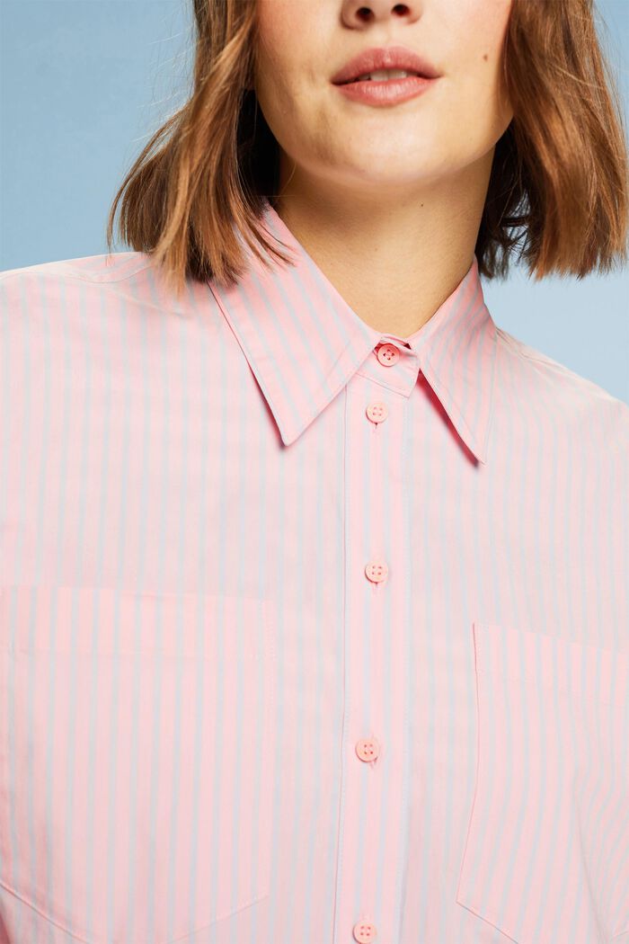 Gestreept overhemd met buttondownkraag, PINK/LIGHT BLUE, detail image number 2