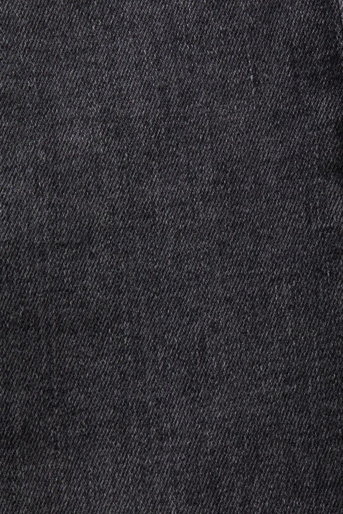 Slim fit-jeans met middelhoge taille, BLACK DARK WASHED, detail image number 6