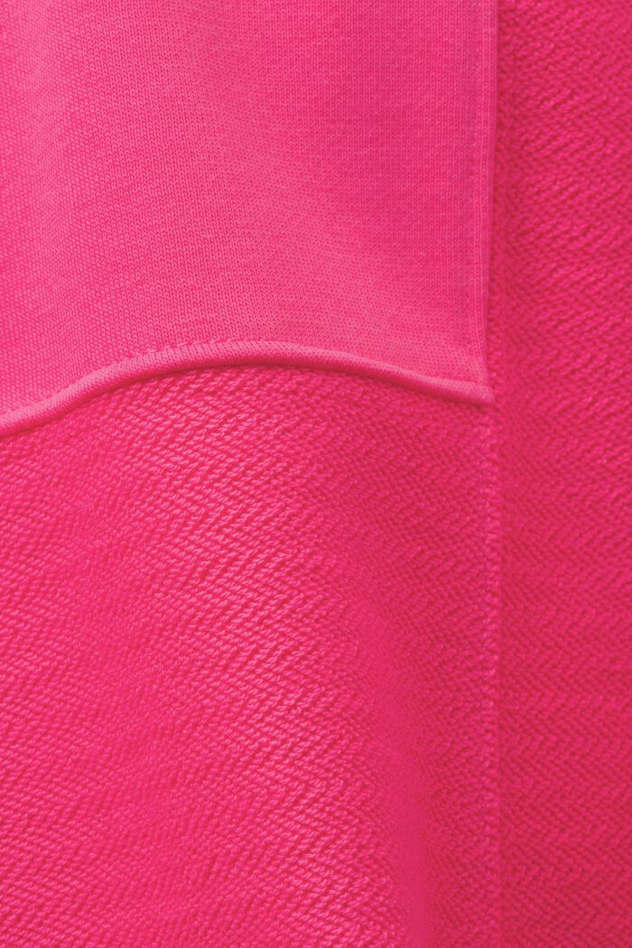 Cropped hoodie met patchwork, PINK FUCHSIA, detail image number 4