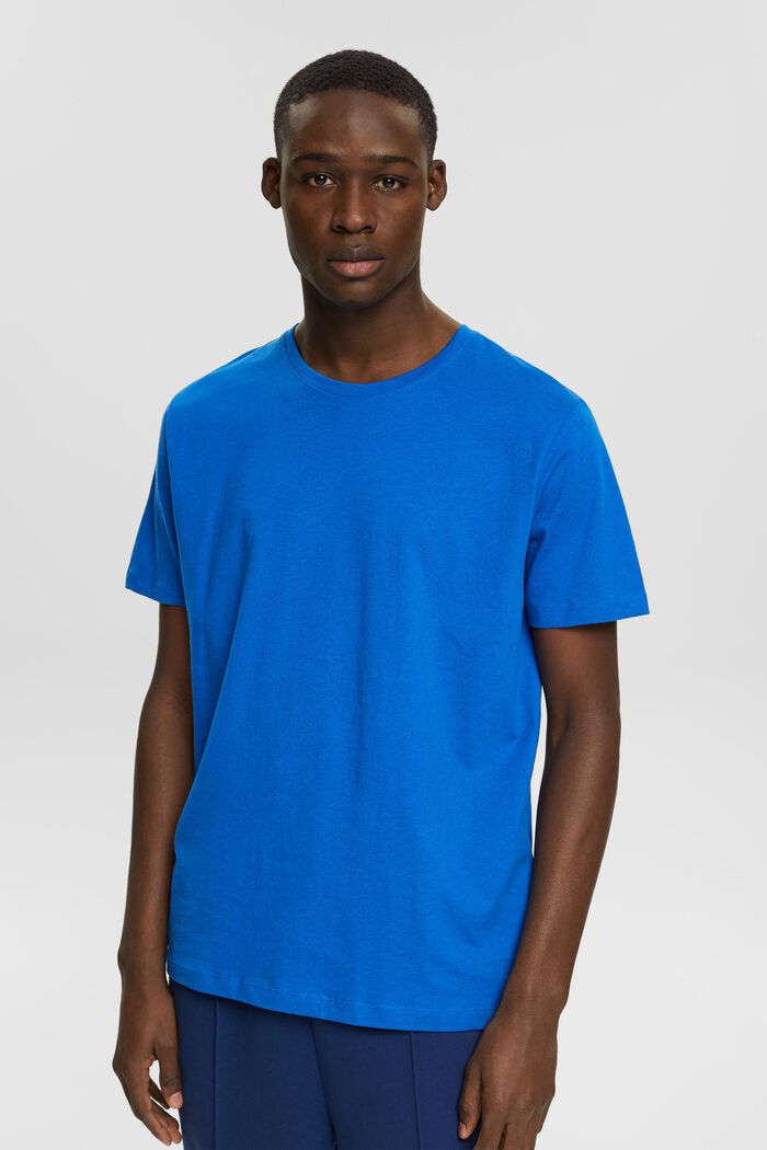 Gevlekt jersey T-shirt, BLUE, detail image number 0