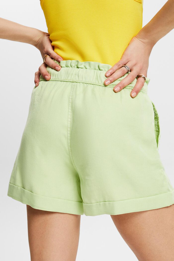 Twill pull-on short, LIGHT GREEN, detail image number 4