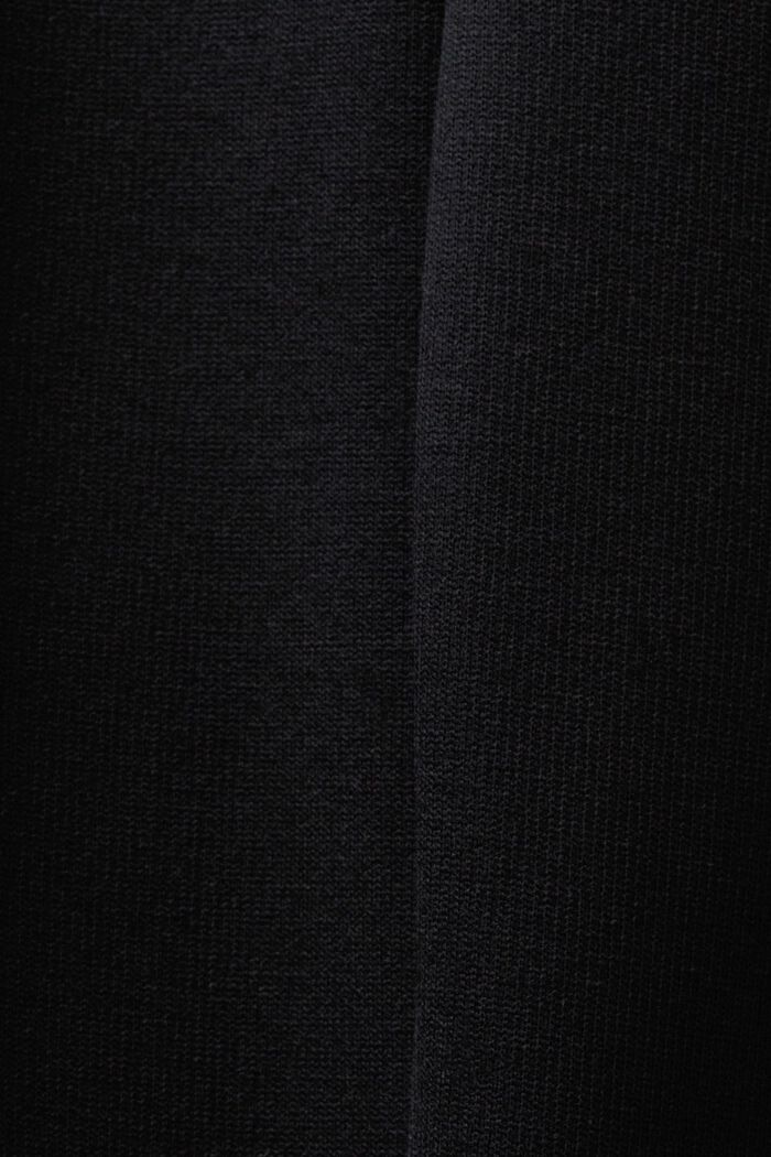 Pants knitted, BLACK, detail image number 5
