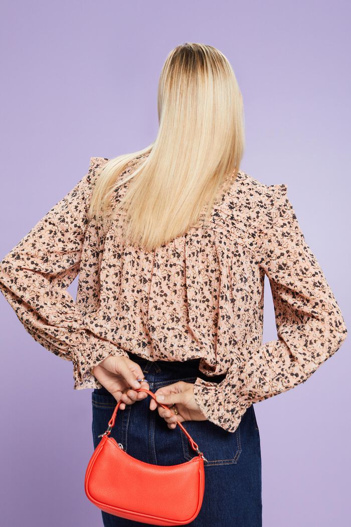 Chiffon blouse met motief, LIGHT PINK, detail image number 3