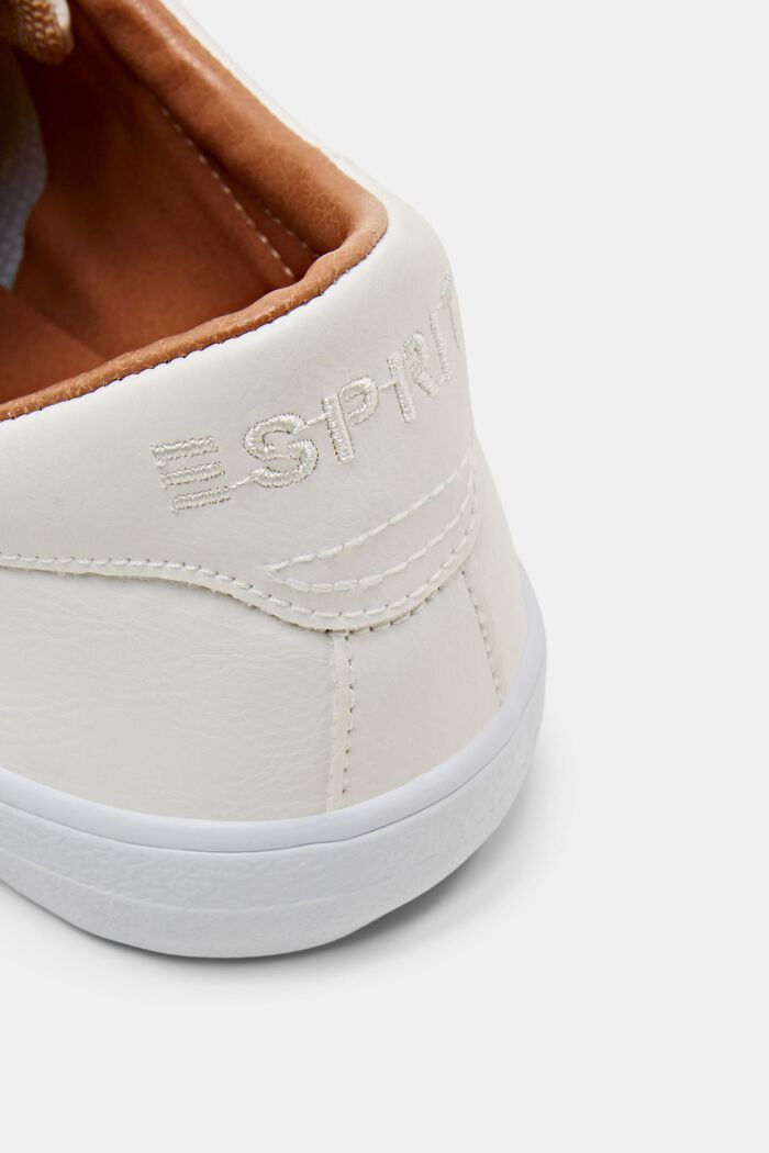 Sneakers in leerlook, OFF WHITE, detail image number 3