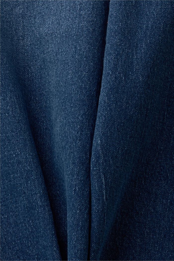 CURVY dad jeans met hoge taille, BLUE MEDIUM WASHED, detail image number 1