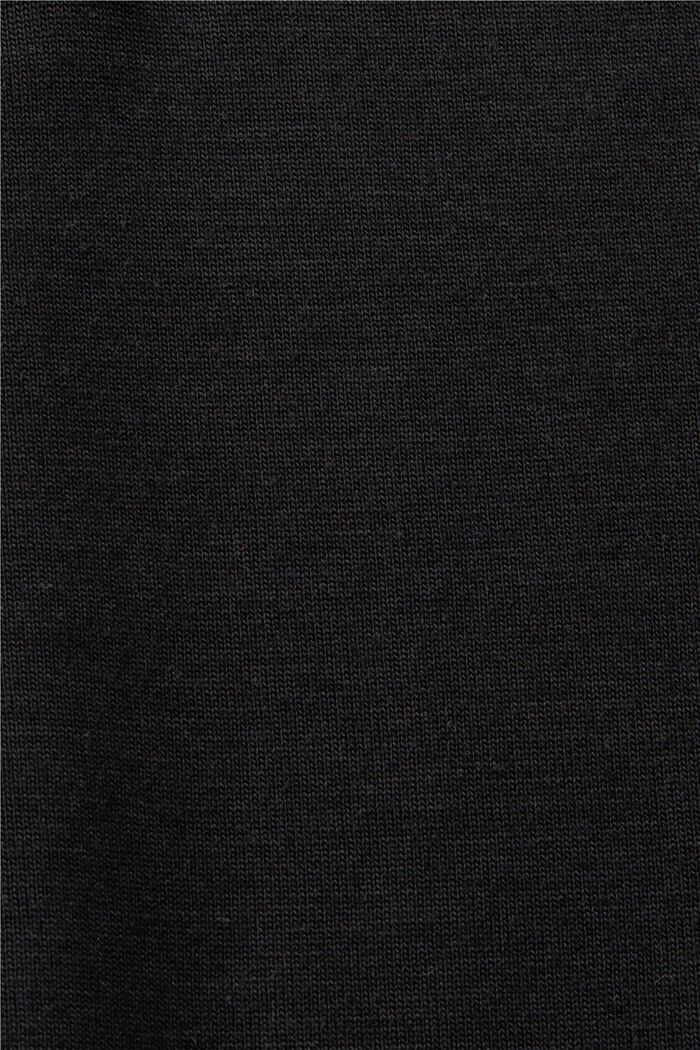 Jersey top, TENCEL™ lyocell, BLACK, detail image number 5