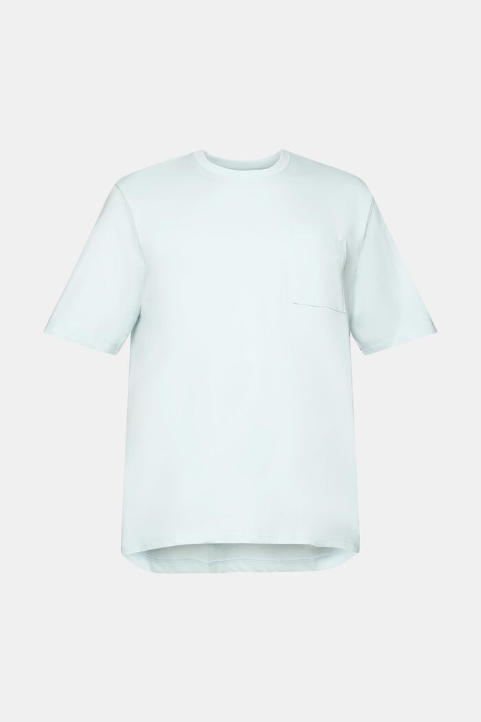 Jersey T-shirt, 100% katoen, LIGHT AQUA GREEN, detail image number 6