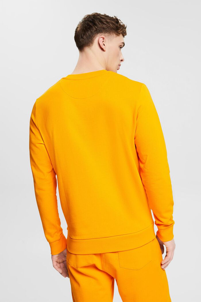 Sweatshirt met klein geborduurd motief, SUNFLOWER YELLOW, detail image number 3