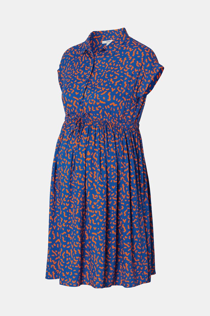 MATERNITY jurk met print, ELECTRIC BLUE, detail image number 5