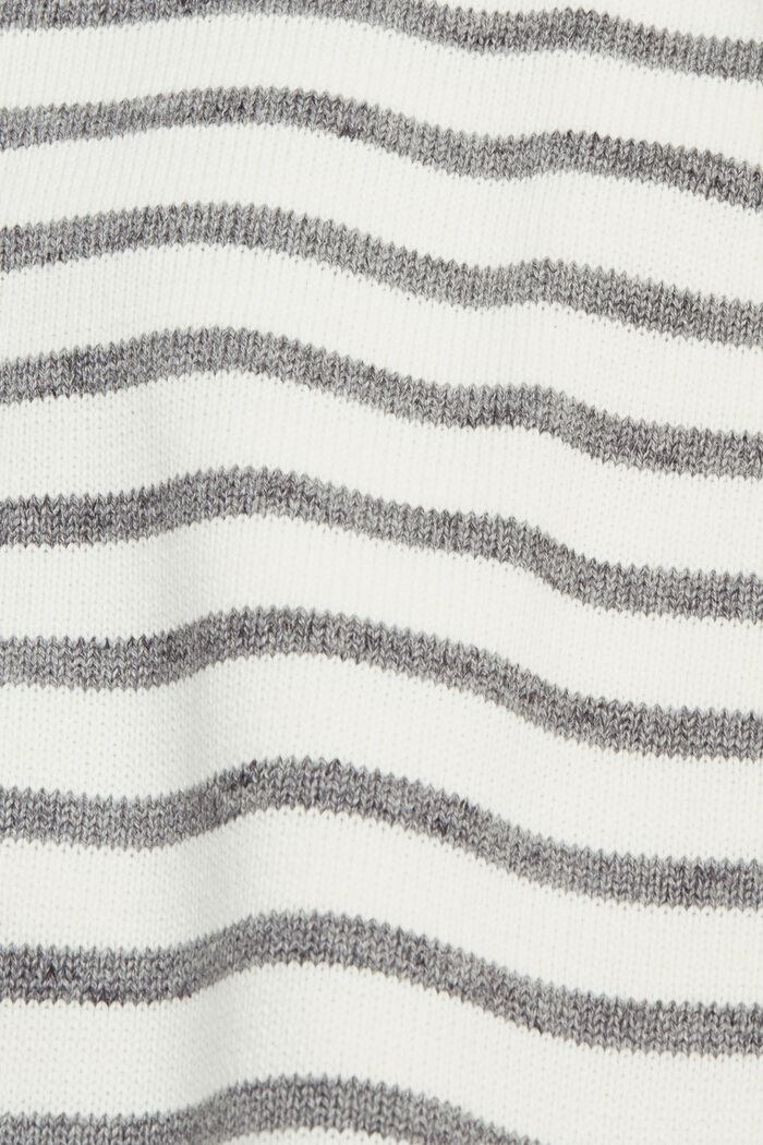 Gebreide trui met strepen, NEW OFF WHITE, detail image number 5