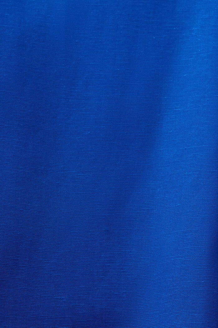 Oversized overhemd met knoopsluiting, BRIGHT BLUE, detail image number 5