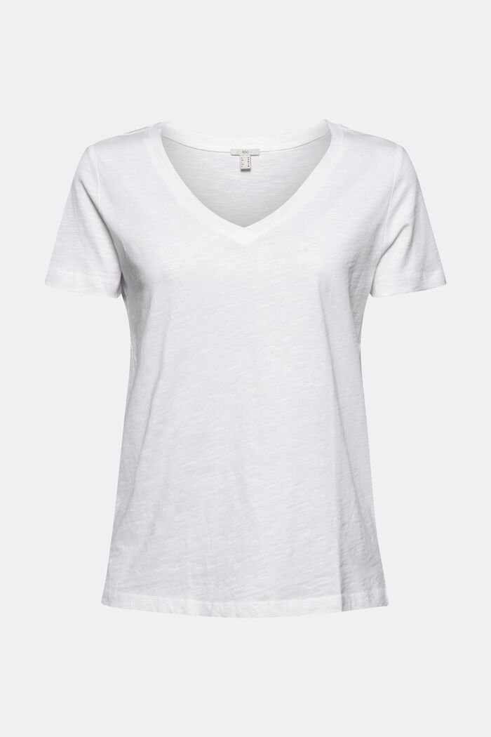 T-shirt van 100% organic cotton, WHITE, detail image number 5