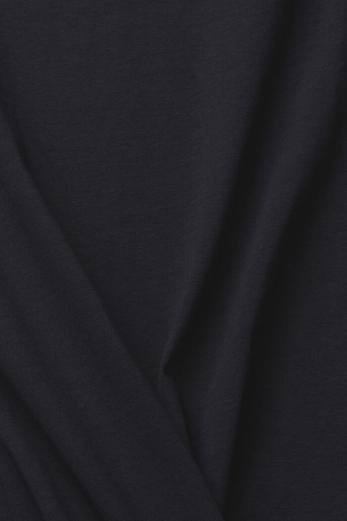 Shirt met 3/4-mouwen, BLACK, detail image number 1