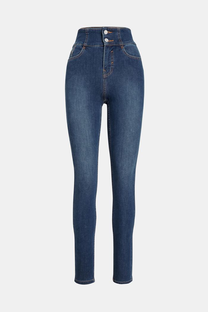 Body Contour: high rise skinny jeans