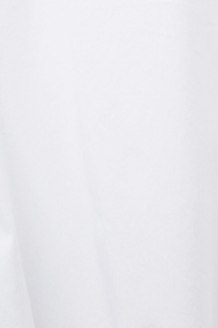 Overhemd met korte mouwen van katoenpopeline, WHITE, detail image number 4