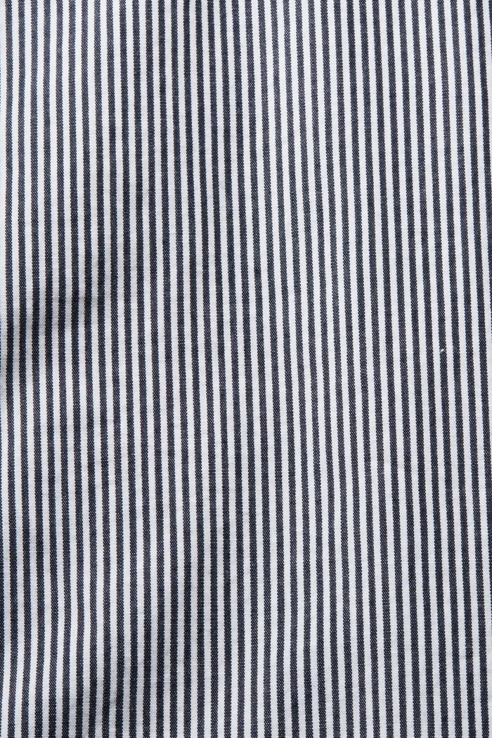 Gestreept shirt van katoen-popeline, NAVY, detail image number 4