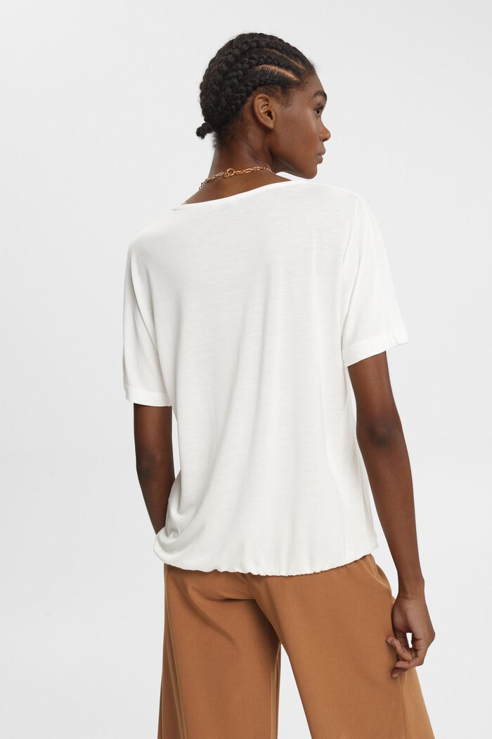 Wikkel-T-shirt, OFF WHITE, detail image number 3