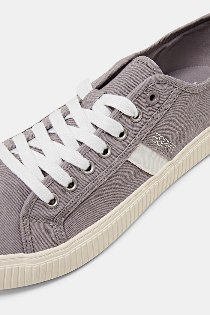 Canvas sneakers, GREY, detail image number 3