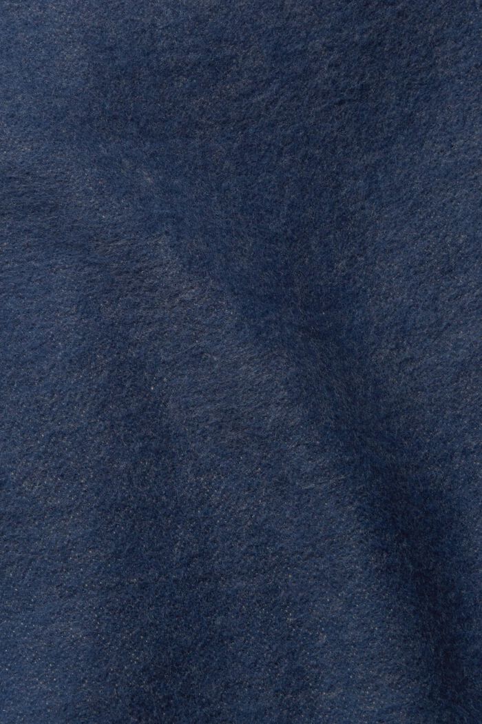 Poncho met franjes, PETROL BLUE, detail image number 2