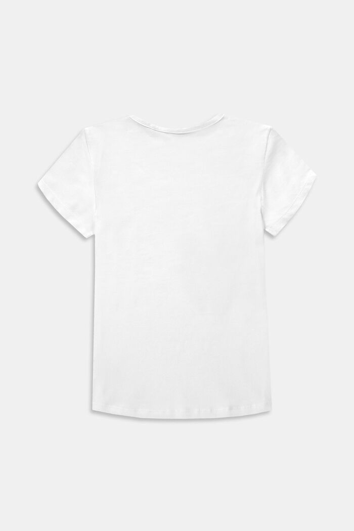 T-shirt met print, WHITE, detail image number 1