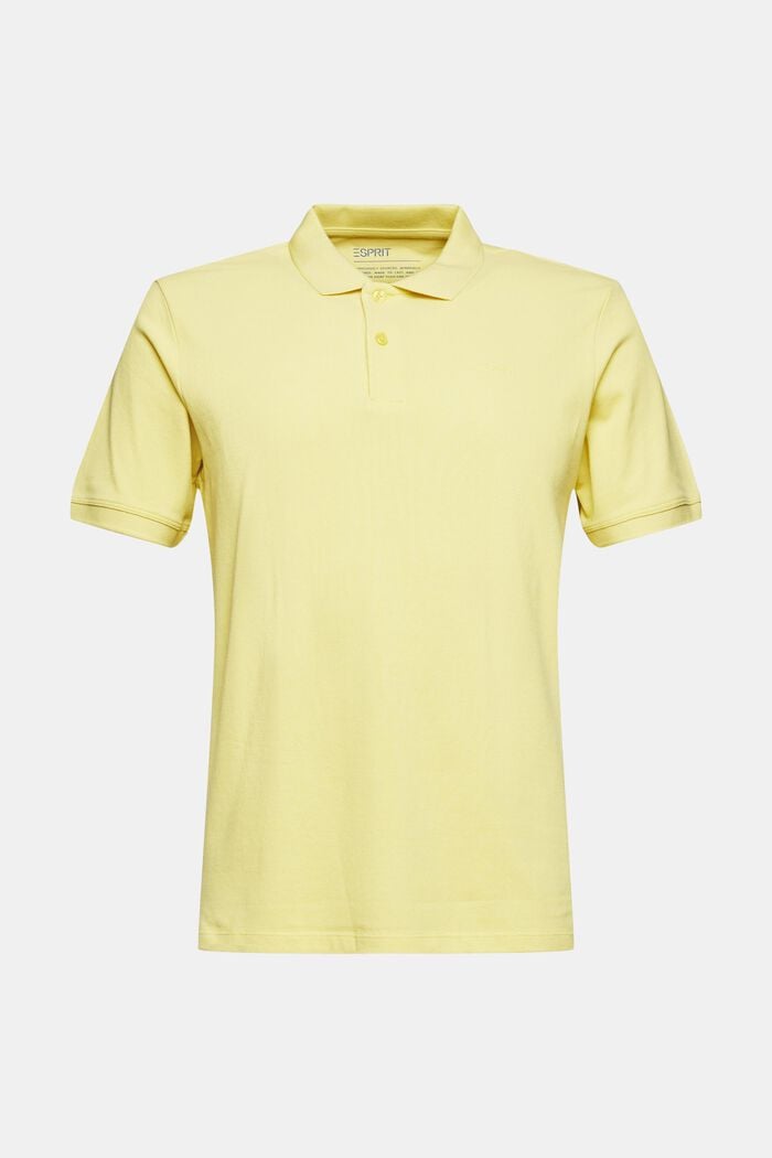 Poloshirt, YELLOW, overview