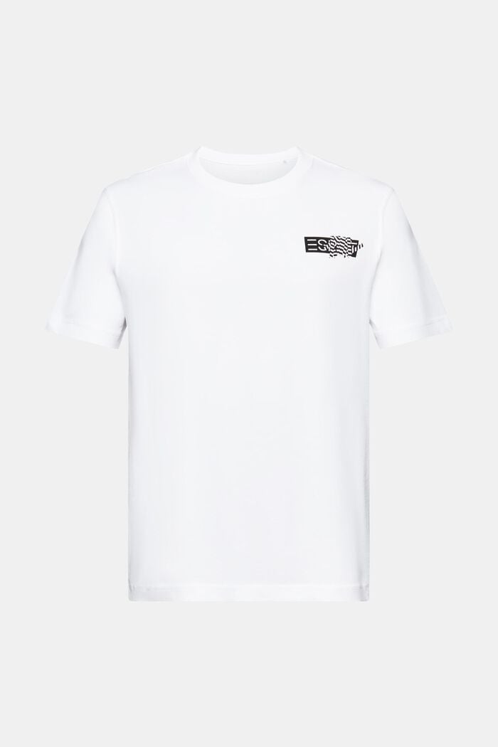 Grafisch T-shirt van katoen-jersey, WHITE, detail image number 5