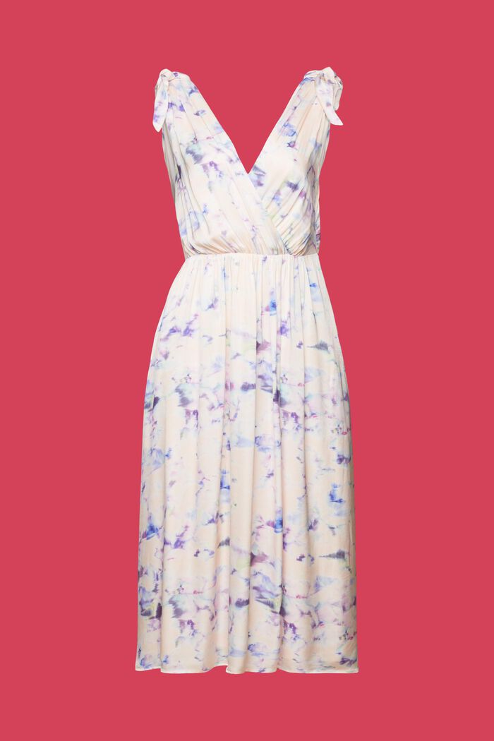 Midi-jurk met motief, PASTEL PINK, detail image number 6