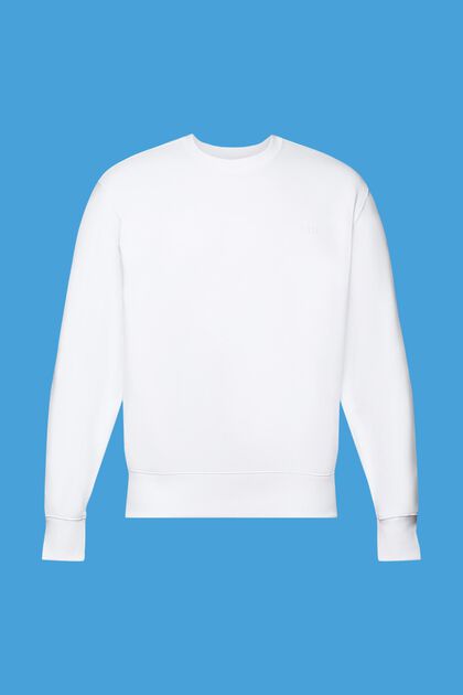 Sweatshirt met print op de achterkant, WHITE, overview