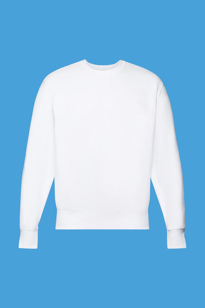 Sweatshirt met print op de achterkant, WHITE, detail image number 7