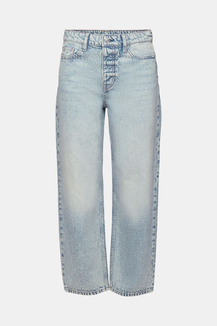 Retro loose jeans met lage taille, BLUE LIGHT WASHED, detail image number 7