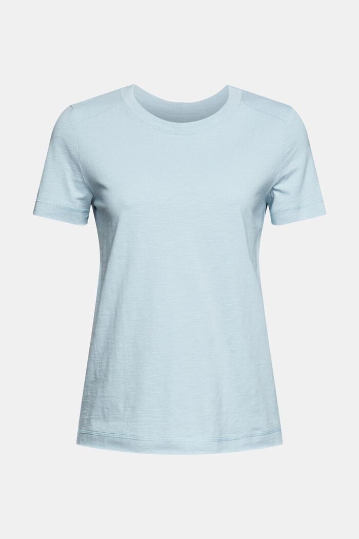 T-shirt van 100% biologisch katoen, GREY BLUE, detail image number 6