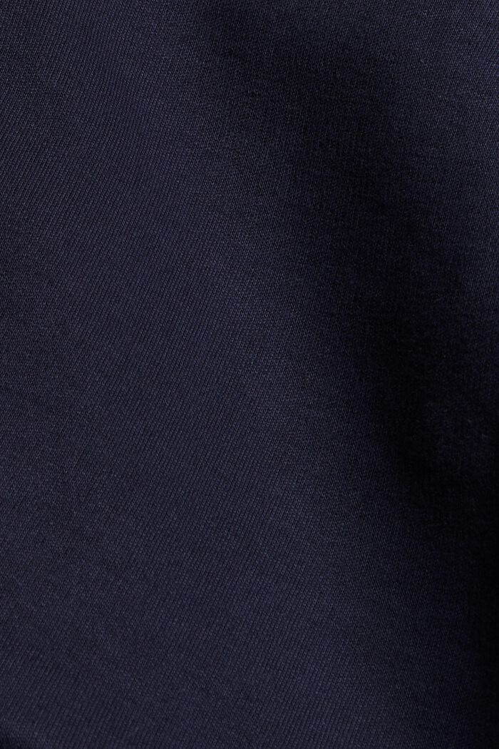 Sweatshirt met rits, katoenmix, NAVY, detail image number 4