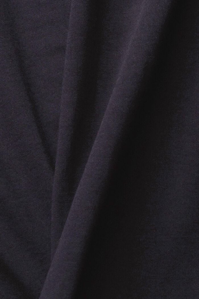Jersey longsleeve, BLACK, detail image number 4