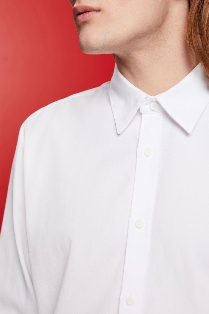 Shirt met slim fit, WHITE, detail image number 2