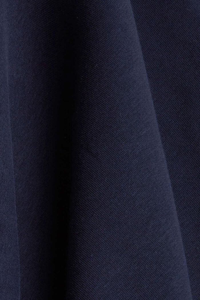 Sweatshirt van een katoenmix, NAVY, detail image number 4