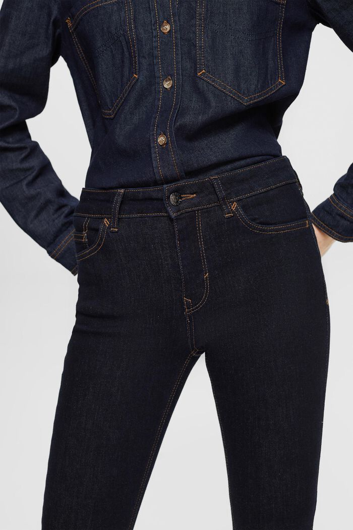 Skinny bootcut jeans, BLUE DARK WASHED, detail image number 2